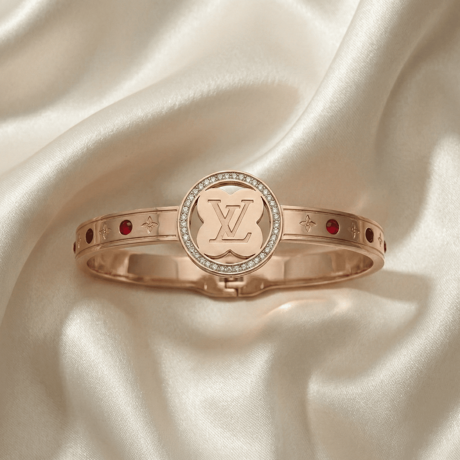 Stainless steel bracelet for women in rose gold