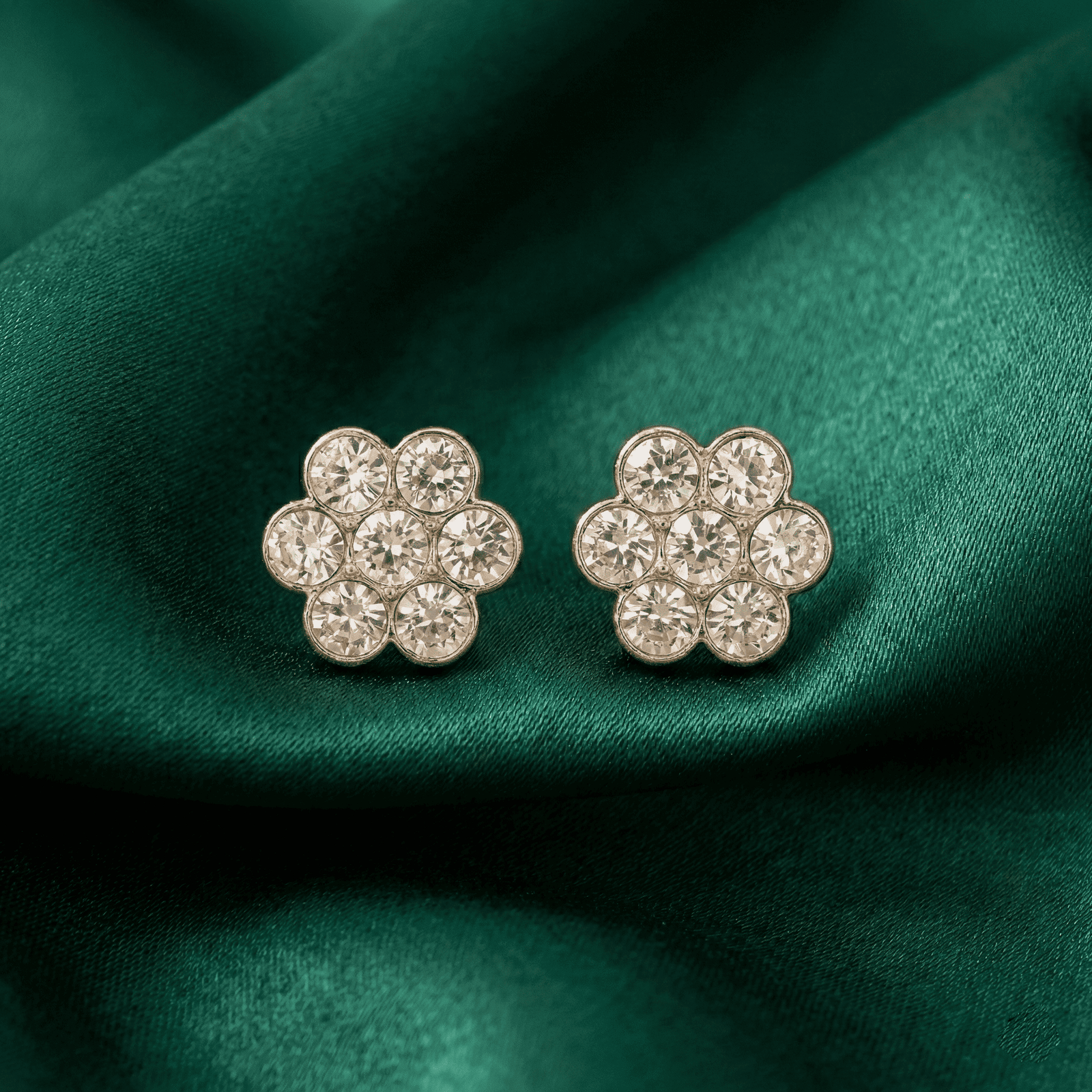 Round pearl stud earrings for women classic minimalist daily wear fashion accessory
