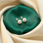 Classic pearl stud earrings everyday wear jewellery