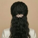 Wedding Hair Clip for Women Styled on Long Hair