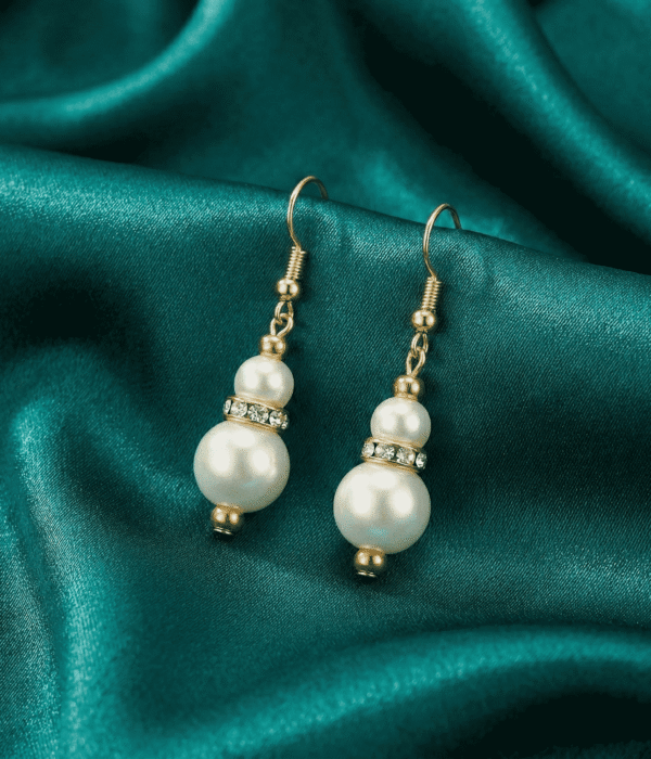 Pearl Earrings Combo Set for Women – 3 Pairs | Pearl Drop, Bow & Stud Earrings