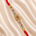 Luxury lifestyle image of BRO crystal designer rakhi